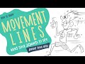 How to draw movement and speed lines