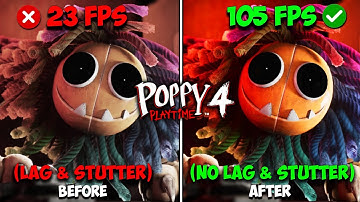 Poppy Playtime Chapter 4: Ultimate FPS BOOST for Integrated Graphics!