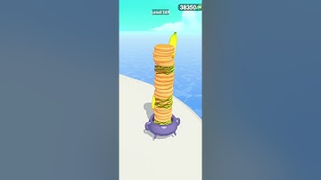 Pancake 🥞 Run Game | Level #169 | Satisfying Gameplay Walk-through #shorts #pancakerun #gaming