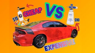 Cheap vs expensive foam cannon, best bang for the buck? 🤔