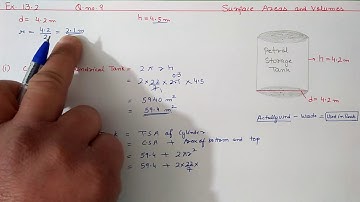 Ch 13 Ex 13.2 Q 9 Surface Areas and Volumes | Ncert Maths Class 9 | Cbse