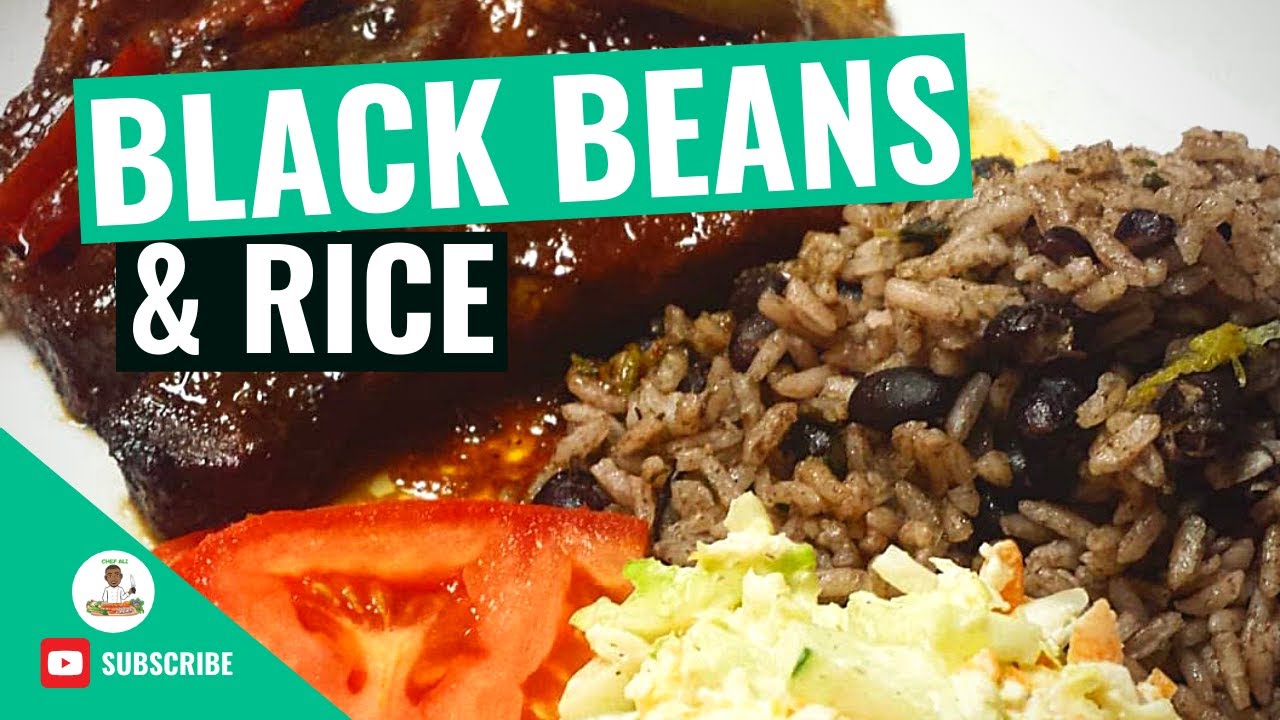 Black Beans and Rice | Black Beans and rice Recipe | How to make Beans ...