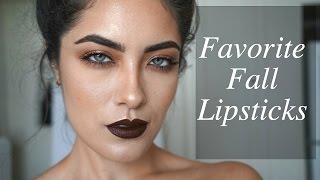 My Favorite Lipsticks for Fall | Melissa Alatorre