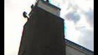 South Shields - Paul Abseiling Down The Grotto Liftshaft