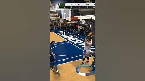 KOBE🏀💦...fadeaway ...nba 2k20 mobile #nba #dunks #fadeaway