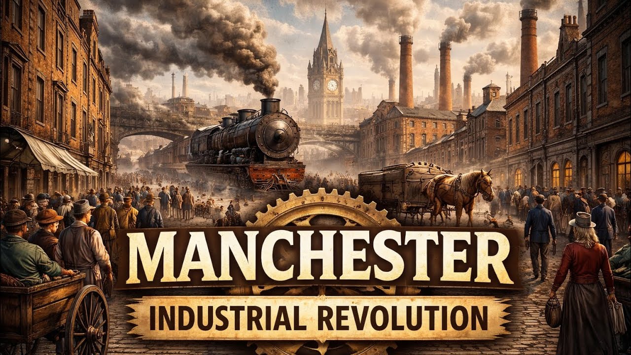 Detailed Reconstruction of the World’s First Industrial City. #manchester 