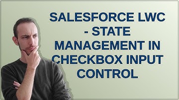 Salesforce LWC - State management in checkbox input control