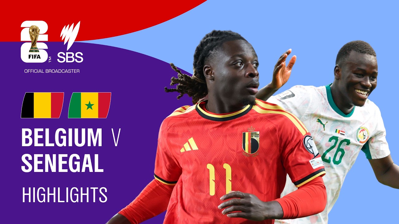Belgium v Senegal: FIFA World Cup 2026 Highlights Round of 32