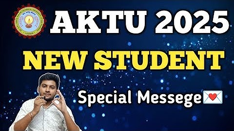 SPECIAL MESSAGE FOR NEW AKTU ADMISSION | AKTU COUNSELLING | AKTU B PHARM ADMISSION | B TECH | MBA