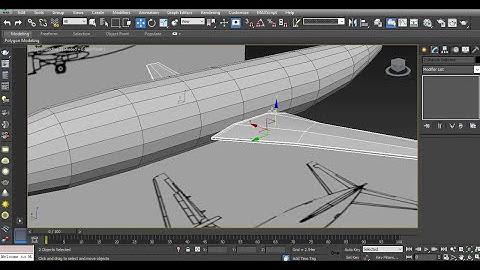 Modeling Airplane 3ds max beginner tutorial part - 1
