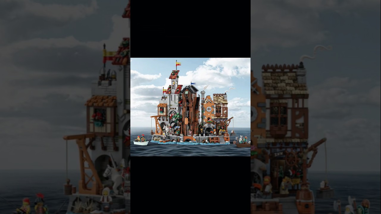 LEGO Bricklink Designer Program Series Medieval City Port by Mac