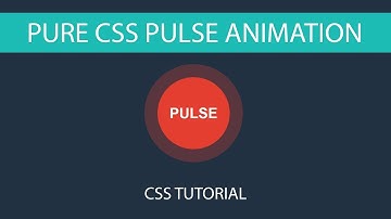 Pulse Animation Effect CSS3 - Pure Css Tutorials