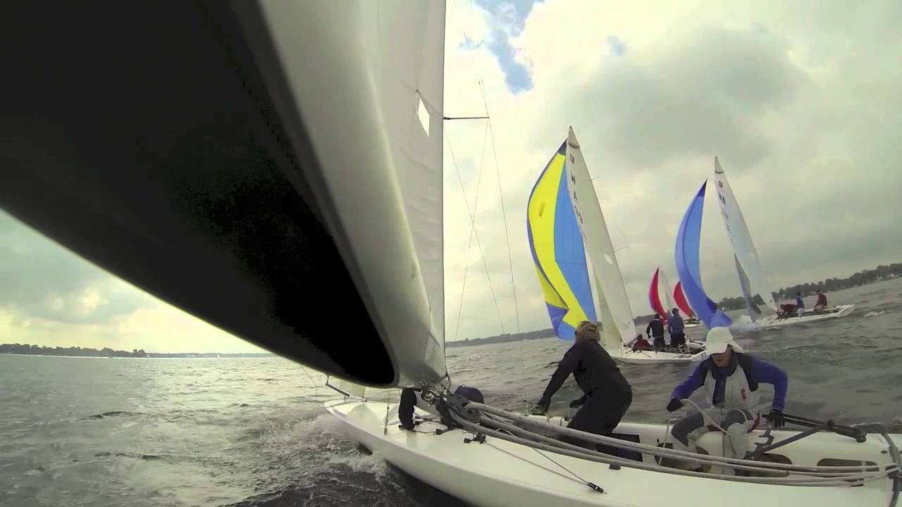 Scow Racing The Great Wawasee E-Scow race - YouTube