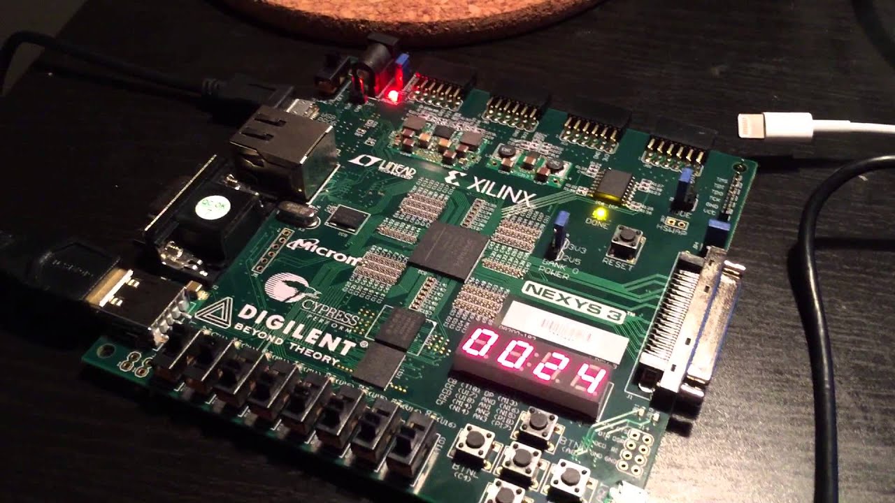 FPGA_ps2_matrix calculation YouTube