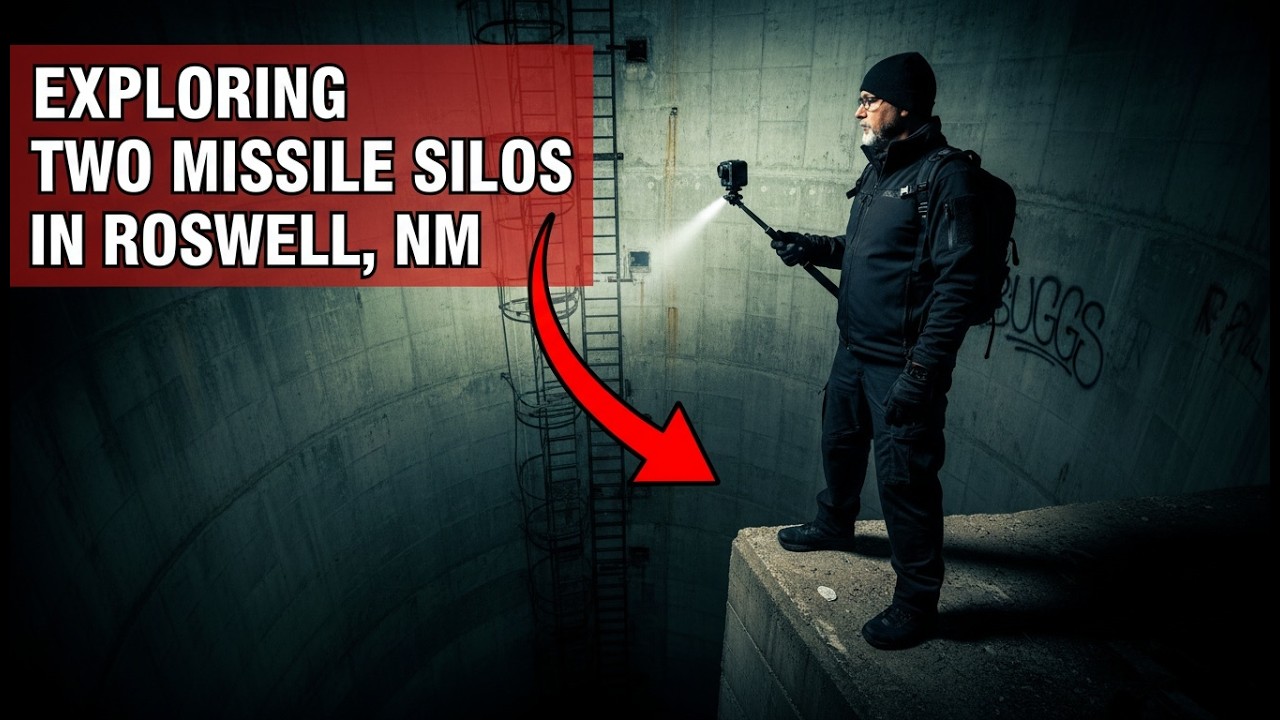 Исследование ракетной шахты недалеко от Розуэлла, штат Нью-Мексико.