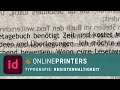 Typografie: Registerhaltigkeit