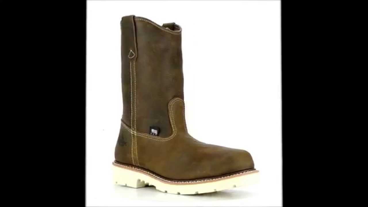 Men's Thorogood 11" Steel Toe Wellington Work Boot USA 804-4372 @ Steel-Toe-Shoes.com