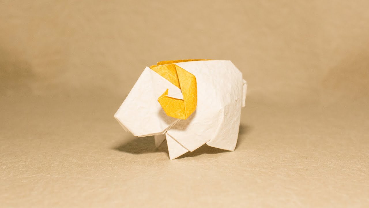 折り紙 ひつじ Origami Sheep Youtube 折り紙 Diy ハンドメイド クラフトのアイデア