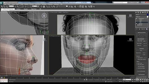 3ds Max Tutorial - Part 18 - Human Character Head Modelling of Natalie Portman