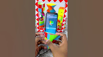 Pyraminx Cube solved by app📲🗿😱