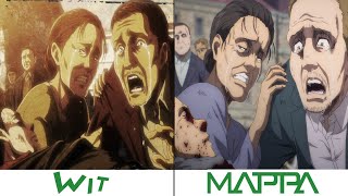 Wit Studio VS MAPPA - Attack on Titan 4 Season