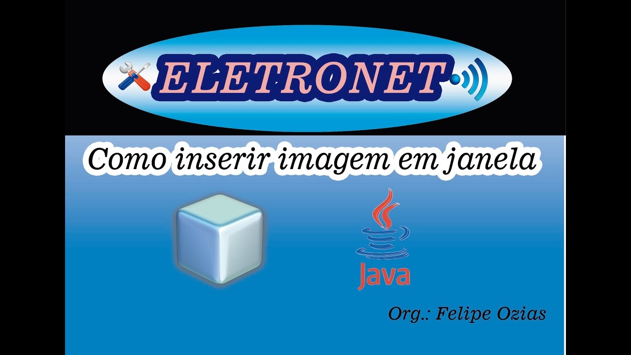 Como inserir imagem em janela no java - YouTube