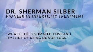 Dr  Silber – What is the estimated cost and timeline of using donor eggs