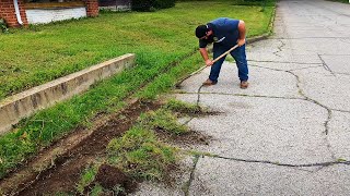 I gave this random RENTER a FREE makeover lawn cut  TIMELAPES OF THE CRAZY YARD CLEAN UP