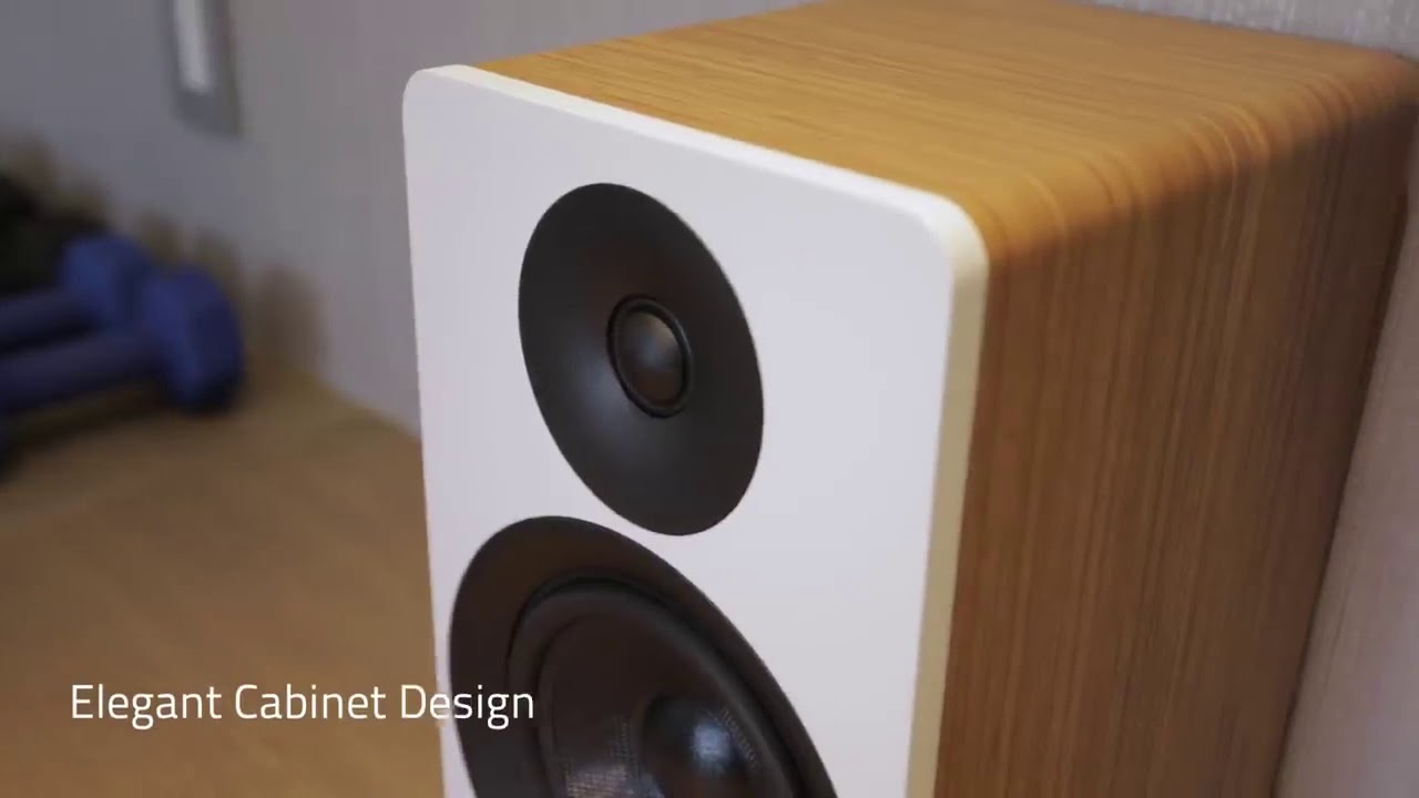 Ai60 High Performance Powered 6 5” Bookshelf Speakers