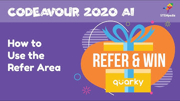 How to Use Refer Area | Join Codeavour 2020 AI: Year