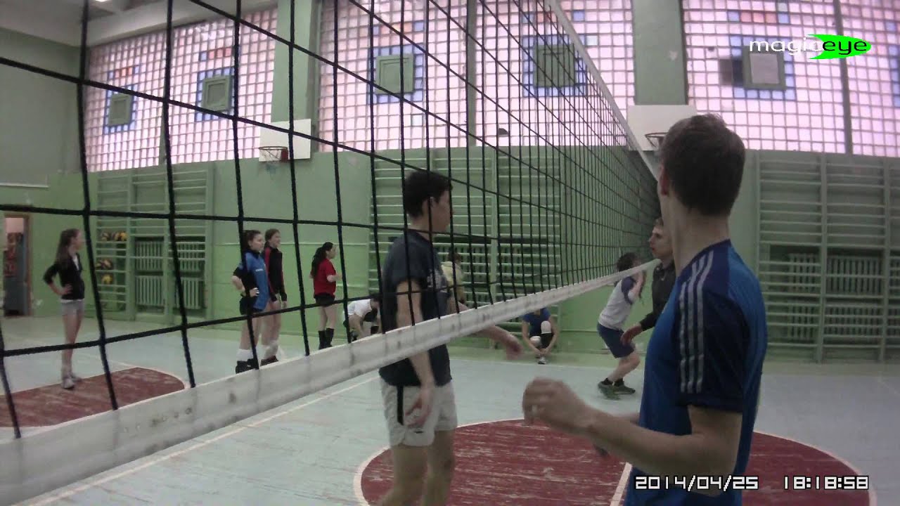 Открытая тренировка по волейболу. ВКИ НГУ. (25.04.2014) часть 2 - YouTube