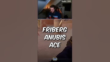 Friberg Gets A Quick Ace on Anubis! #cs2 #shorts