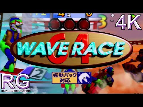 Wave Race 64 Rumble Pak - Nintendo 64 - Intro & Normal Playthrough 1st place [4K]