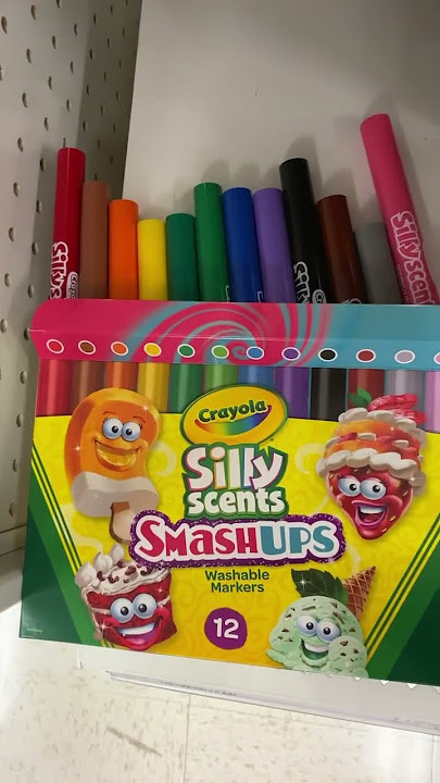 Crayola Silly Scents Smash Ups Washable Markers 10 Count