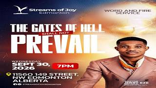 THE GATES OF HELL SHALL NOT PREVAIL || WORDSHOP || 30TH SEPTEMBER 2026