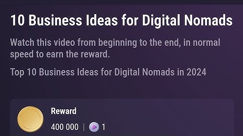 Tapswap Code Today | Cinema Code 11-09-2024| 10 Business Ideas for Digital Nomads #tapswapcodetoday