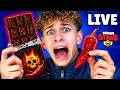 🌶️NAJOSTRZJESZA CZEKOLADA CHALLENGE w BRAWL STARS🌶️ (ZAPIS LIVE)