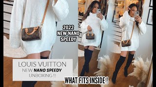 A much coveted Louis Vuitton collectors piece, this brand new Nano Speedy  would be the best Valentine this year: not only will she carry…