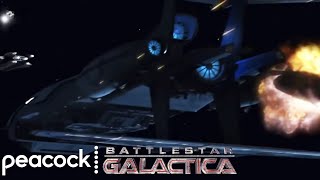 Battlestar Galactica | Destroying the Olympic Carrier