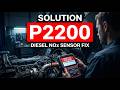 HOW TO FIX P2200 OBD II ERROR CODE - Diesel NOx Sensor Circuit Bank 1 Fix
