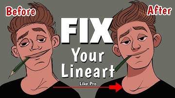 Fix your line art like pro Digitally|5 Tips to do better line art in infinite painter|Get good lines