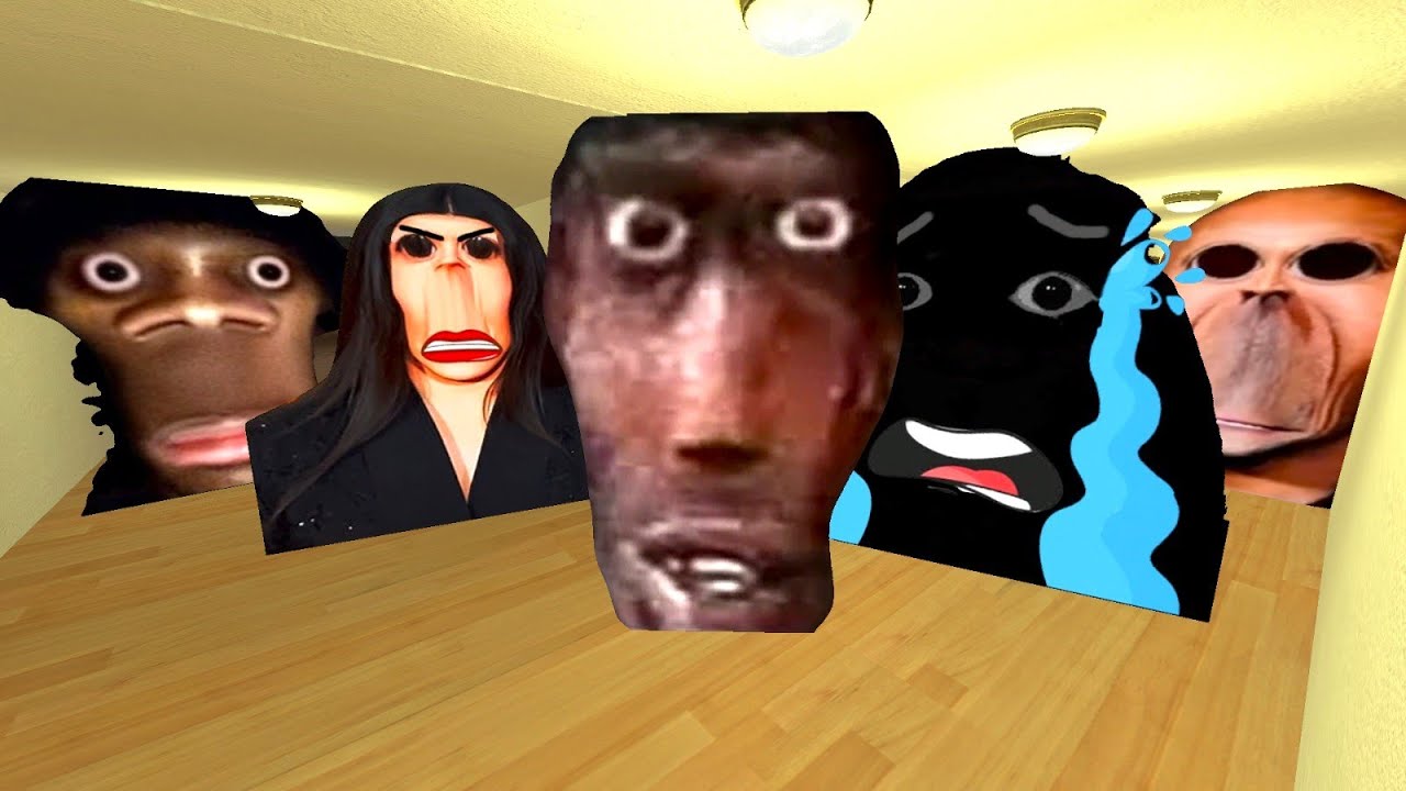 Goofy Ahh Family, Rosalia Bizcochito Family, Obunga And Angry Munci Multiverses Nextbot Gmod