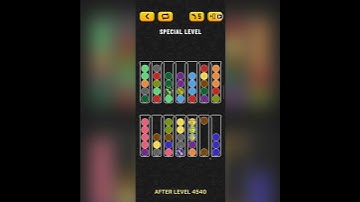 Ball Sort Special Level - Locked Ball (after Level 4540)