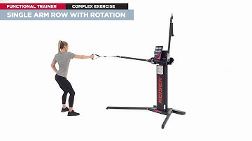 Keiser Exercise of the Day: Single Arm Row With Rotation
