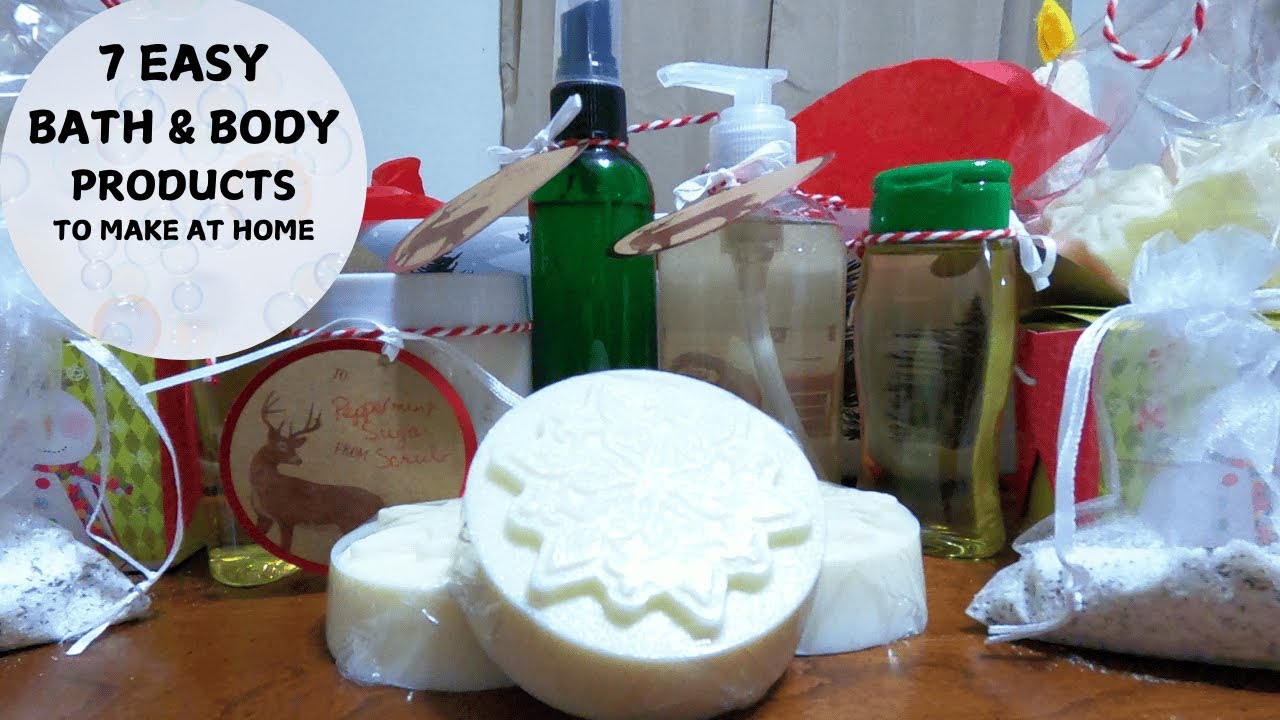 7 Easy DIY Bath & Body SPA Gift Ideas || #homemade #giftideas - YouTube