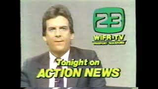 02251986 WIFR Channel 23 News Tease and promo Rockford Illinois