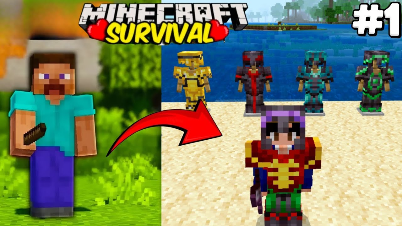 I Found Village in Minecraft! 😱 | Minecraft Survival Series #1 - YouTube