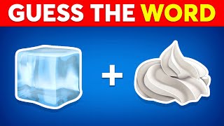 Guess the WORD by Emojis? 🤔 Emoji Quiz (101 Words)