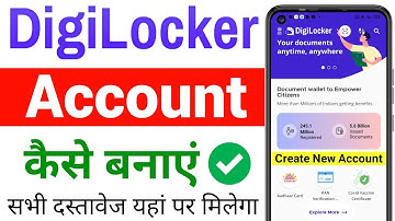 Digilocker account kaise banaye।। How to create digilocker account।। digilocker kaise banaye 2024।।
