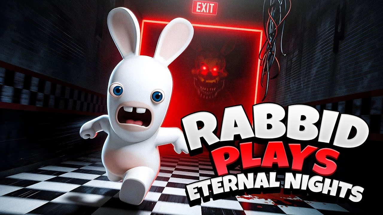 Crazy Rabbid Plays Roblox Eternal Nights!!